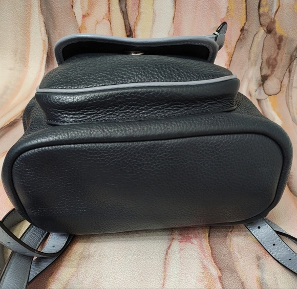 Coach C5672 Pennie backpack 22 in Pebble Leather Midnight Multi - Picture 7 of 14